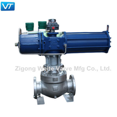 qualité  Petroleum Gas Emergency Shutdown Valve API 6D Pneumatic ESD Valve usine