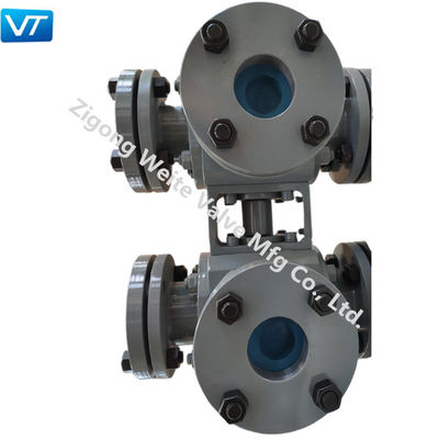 qualité  VT Natural Gas Pipeline Fast Discharge Quick Shutdown Double Ball Valves usine