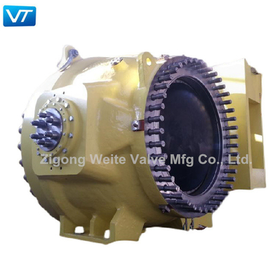 Grande extrémité de bride de robinet à tournant sphérique de taille d'api 607 pour la centrale hydraulique