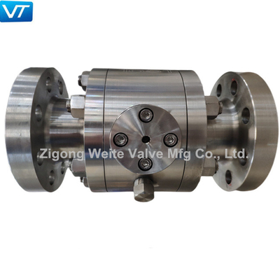 Acier inoxydable CF3M Ball Valve Fluids commandant pour des médias radioactifs