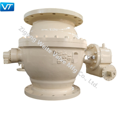 Robinet à tournant sphérique de tourillon de double d'api 6D 16&quot; 150LB ASME B31.4 ASME B 31,8