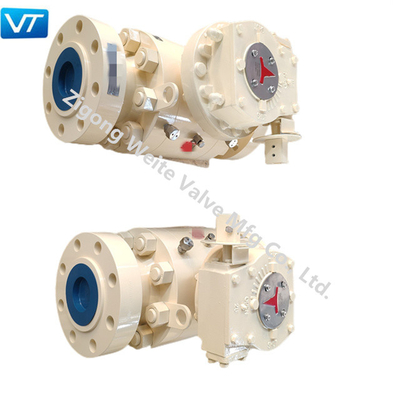 4130 valves d'oléoduc 30CrMo 4-1/16 de » robinet à tournant sphérique 10000 livres par pouce carré résistant à la chaleur