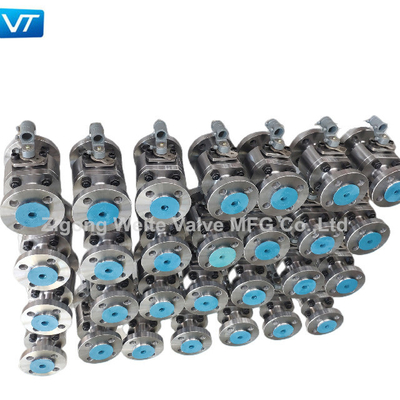 1 pouce de petite taille LF2 a bridé robinet à tournant sphérique de la classe 600 des robinets à tournant sphérique de flottement API6D