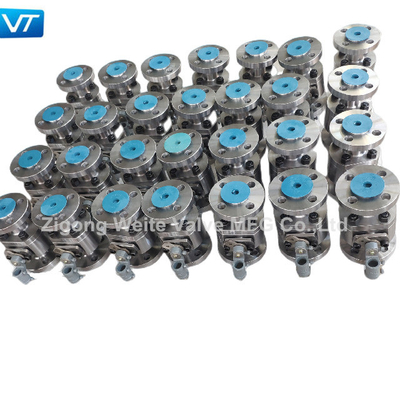 1 pouce de petite taille LF2 a bridé robinet à tournant sphérique de la classe 600 des robinets à tournant sphérique de flottement API6D